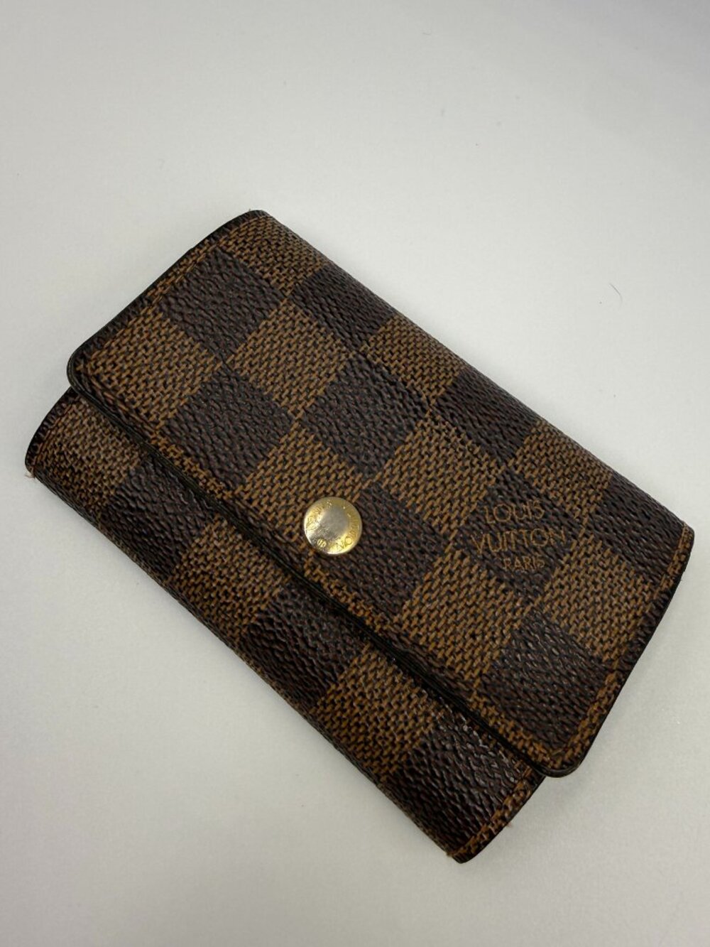 Louis Vuitton Damier Ebene Multicles 6 Key Holder Brown Canvas, France